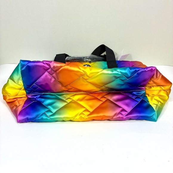 Kurt Geiger London Ombre Rainbow Quilted Shopper Bag Open Miscellaneous NWT - Picture 13 of 16